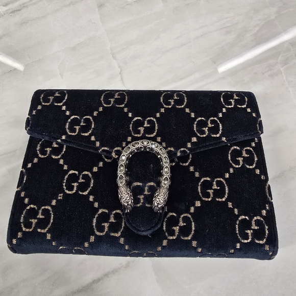 🔥RARE🔥Gucci Dionysus Velvet Shoulder Bag - Picture 11 of 12